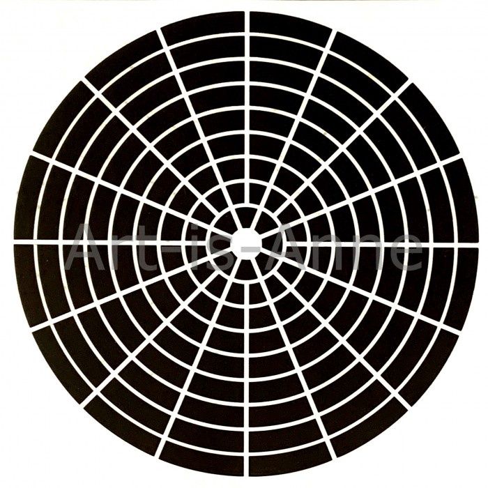 Art-is-Anne créative créative - Stencil 12" X 12" «Cible»