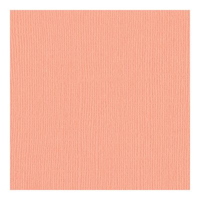 Bazzill Mono Cardstock 12" X 12" Coral Cream