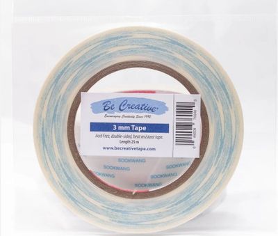 Be creative Tape - Ruban adhésif 3mm double-face