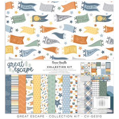 Cocoa Vanilla - Papier 12" X 12" «Great Escape» 16 feuilles