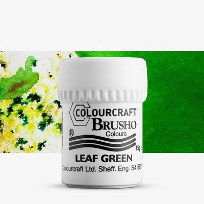 Colourcraft - Brusho Colour Leaf Green 15g