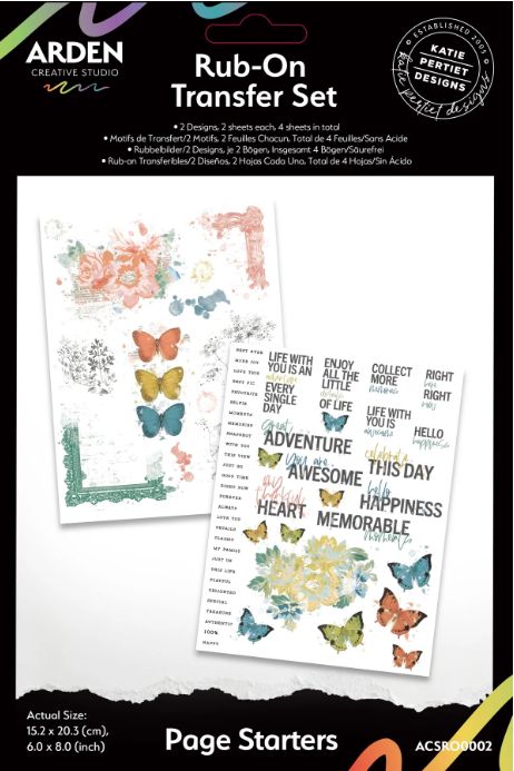 Arden Creative Studio - Rub-On «Page Starters»