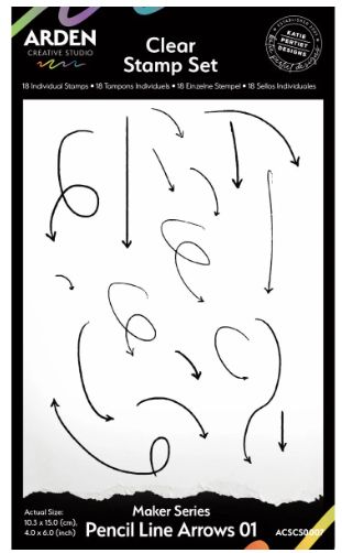 Arden Creative Studio - Étampe «Pencil Line Arrows»