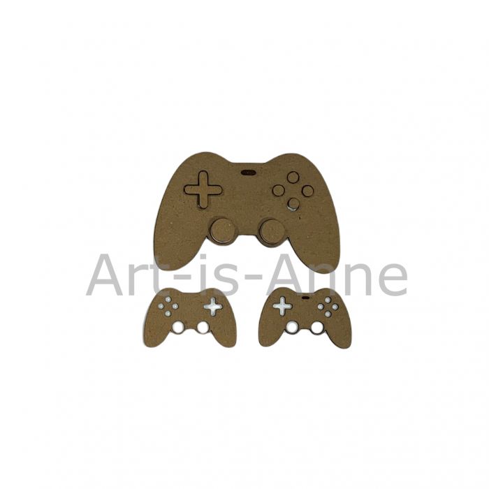 Art-Is-Anne - Chipboard «Manette de jeux vidéo»