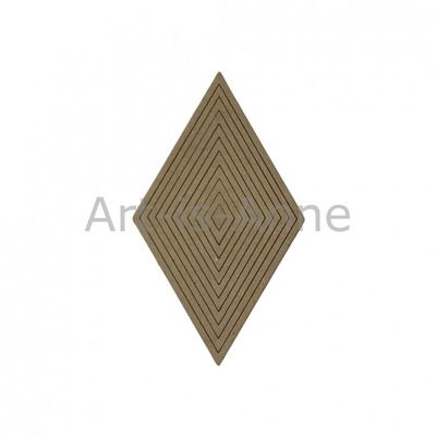 Art-Is-Anne créative - Chipboard «Multi losange-1» 11 pièces