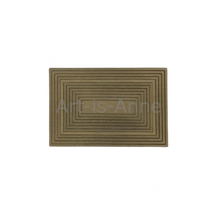 Art-Is-Anne créative - Chipboard «Multi rectangle-1» 12 pièces