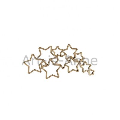 Art-Is-Anne créative - Chipboard «Poussière d'étoiles»