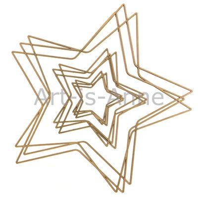 Art-Is-Anne - Chipboard «Étoiles entrelacés» 12 pouces