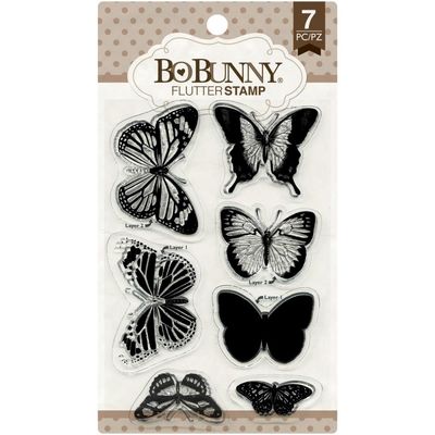 BoBunny - Étampes «Flutter» 7 pièces