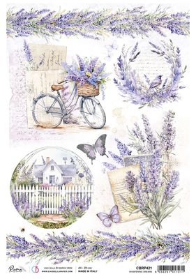 Ciao Bella - Papier de riz «Whispering Dreams» 8.5" X 11"