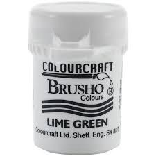 Colourcraft - Brusho Colour Lime Green 15g