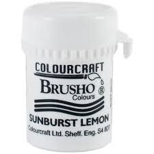 Colourcraft - Brusho Colour Sunburst Lemon 15g