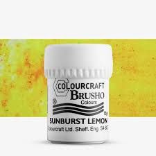 Colourcraft - Brusho Colour Sunburst Lemon 15g