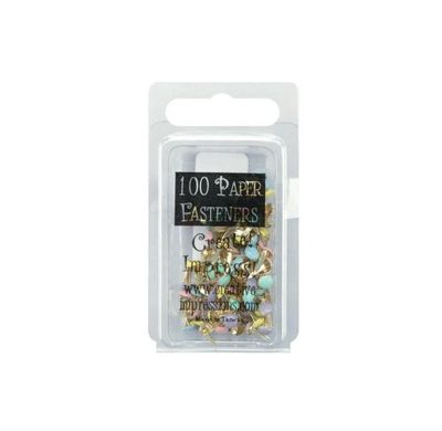 Create! Impress! - Attaches parisienne Pastel mini en métal 100 pièces