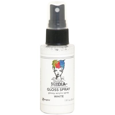 Dina Wakley - Acrylic Gloss Sprays couleur «White» 2 oz