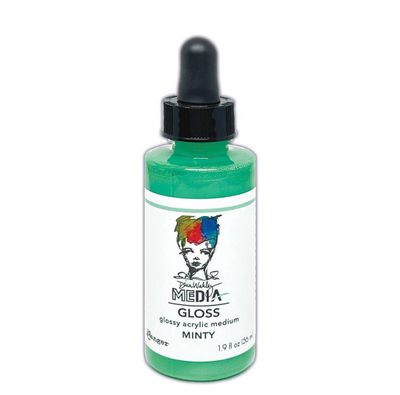 Dina Wakley - Acrylic Gloss «Minty» 2 oz