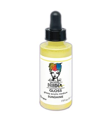 Dina Wakley - Acrylic Gloss «Sunshine» 2 oz