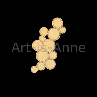 Art-is-Anne créative - Chipboard «Bulles»