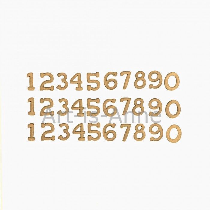 Art-Is-Anne - Chipboard «Décompte» 30pcs