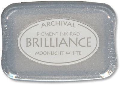 Brilliance - Encre pad couleur «Moonlight White»