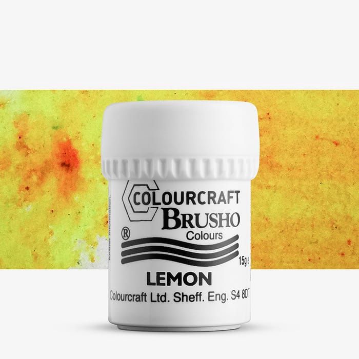 Colourcraft - Brusho Colour Lemon 15g