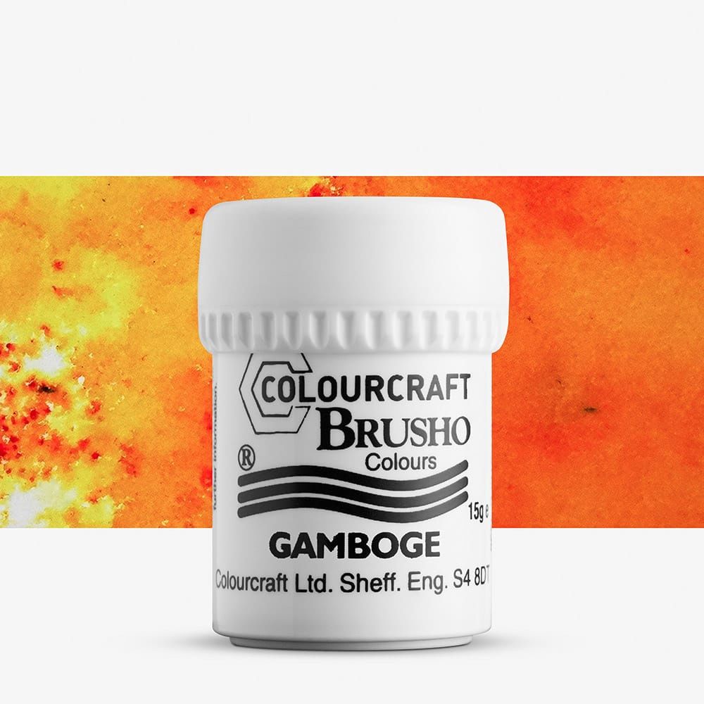 Colourcraft - Brusho Colour Gamboge 15g