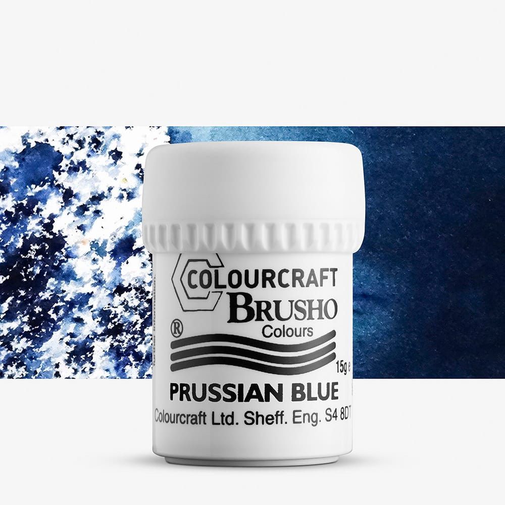 Colourcraft - Brusho Colour Prussian Blue 15g