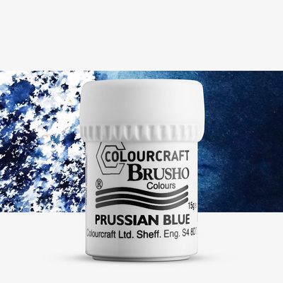 Colourcraft - Brusho Colour Prussian Blue 15g