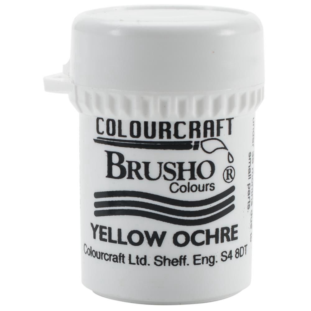 Colourcraft - Brusho Colour Yellow Ochre 15g