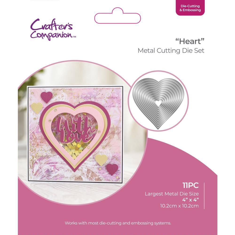 Crafter's Companion - Dies «Nesting Hearts» 11 pièces
