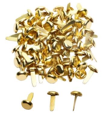 Create! Impress! - Attaches parisienne Or mini en métal 100 pièces