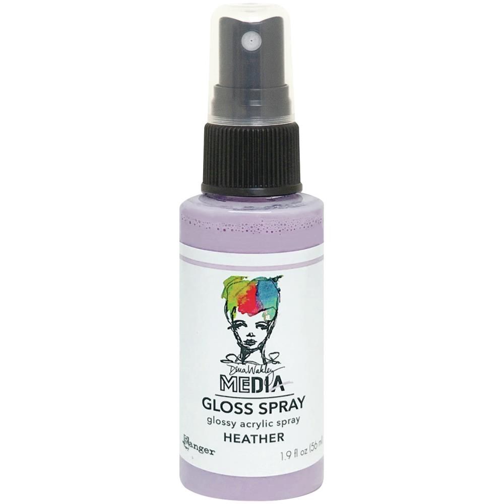 Dina Wakley - Acrylic Gloss Sprays couleur «Heather» 2 oz