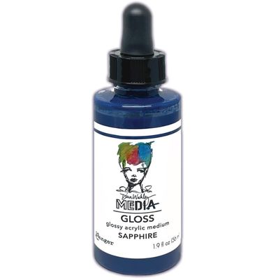 Dina Wakley - Acrylic Gloss «Sapphire» 2 oz