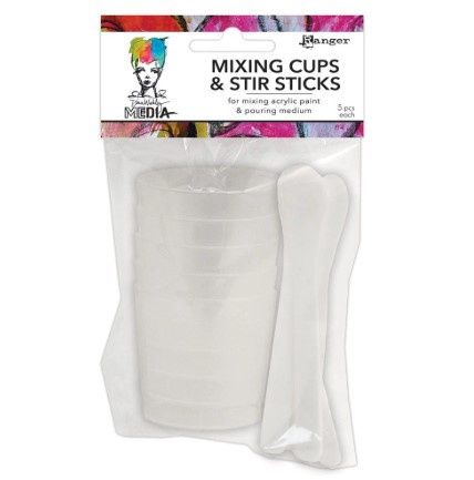 Dina Wakley - Mixing cups et batonnêts