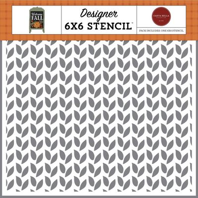 Carta Bella - Stencil 6" X 6" «Welcome Fall»