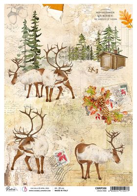 Ciao Bella - Papier de riz «Creek Park» 8.5" X 11"