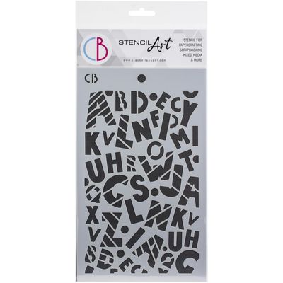 Ciao Bella - Stencil 5" X 8" «Baby Alphabet»