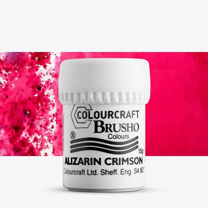 Colourcraft - Brusho Colour Alizarin Crimson 15g