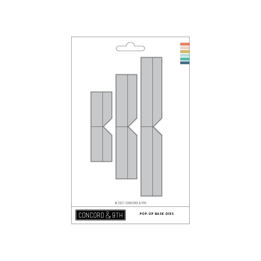 Concord &amp; 9th - Die «Pop-Up Base» 3 pièces