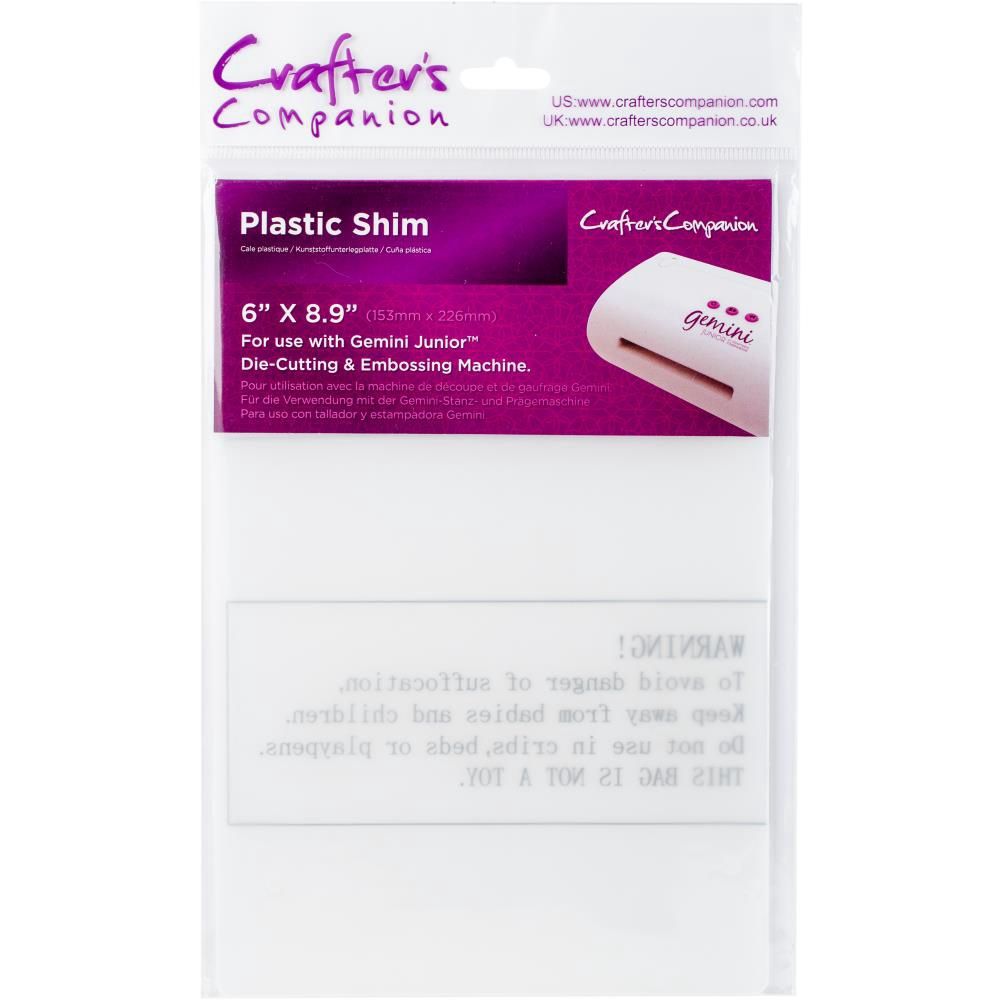 Crafter's Companion - Gemini Jr - Plaque "Plastic Shim" 6" X 9"