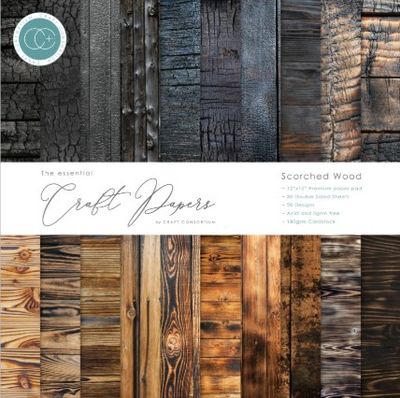 Craft Consortium - Papier 12" X 12" «Scorched Woods»