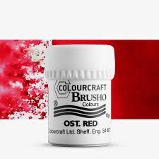 Colourcraft - Brusho Colour Ost. Red 15g