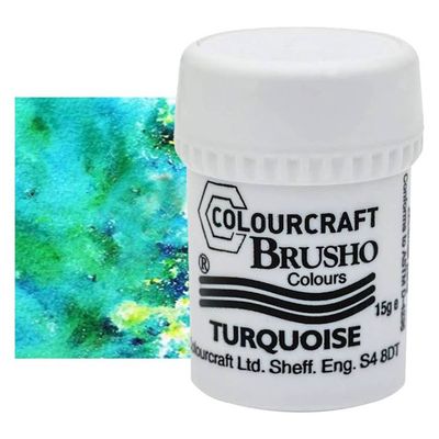 Colourcraft - Brusho Colour Turquoise 15g