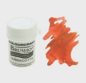 Colourcraft - Brusho Colour Terracotta 15g