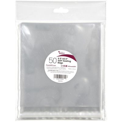 Cousin D.I.Y - Sac auto-scellant 6.5 x 6.5 paquet de 50