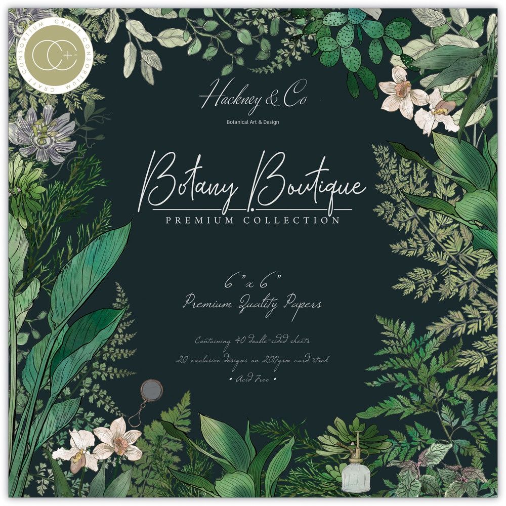 Craft Consortium - Papier 6" X 6" «Botany Boutique»