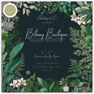 Craft Consortium - Papier 6" X 6" «Botany Boutique»