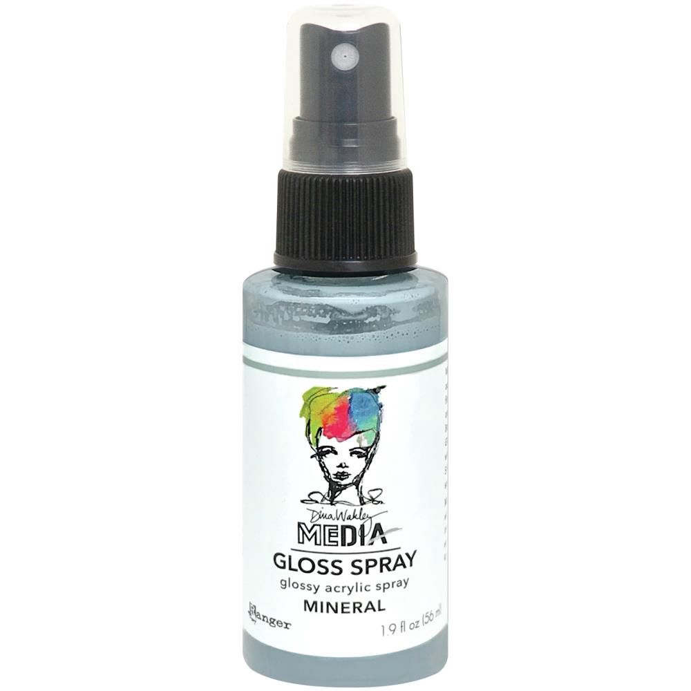 Dina Wakley - Acrylic Gloss Sprays couleur «Mineral» 2 oz