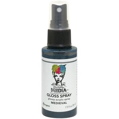 Dina Wakley - Acrylic Gloss Sprays couleur «Medieval» 2 oz