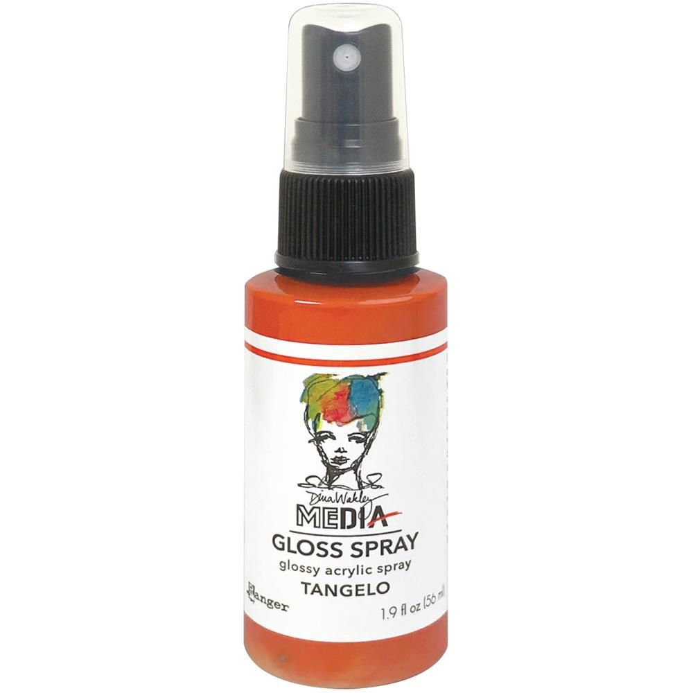 Dina Wakley - Acrylic Gloss Sprays couleur «Tangelo» 2 oz
